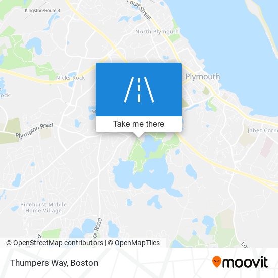 Thumpers Way map