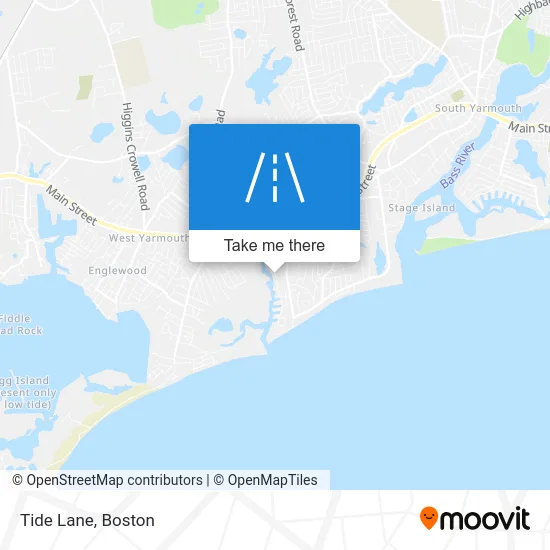 Tide Lane map