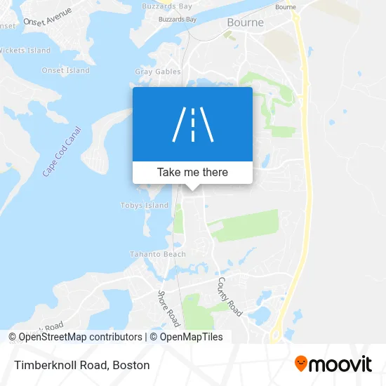 Timberknoll Road map