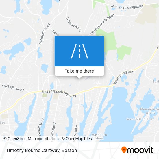 Mapa de Timothy Bourne Cartway
