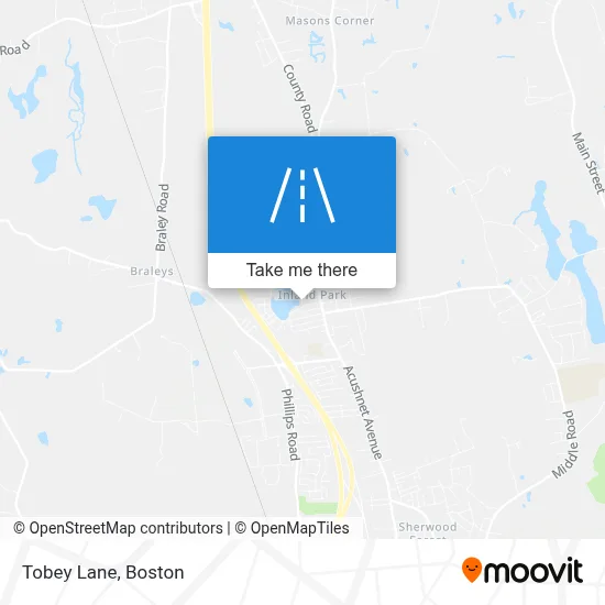 Tobey Lane map