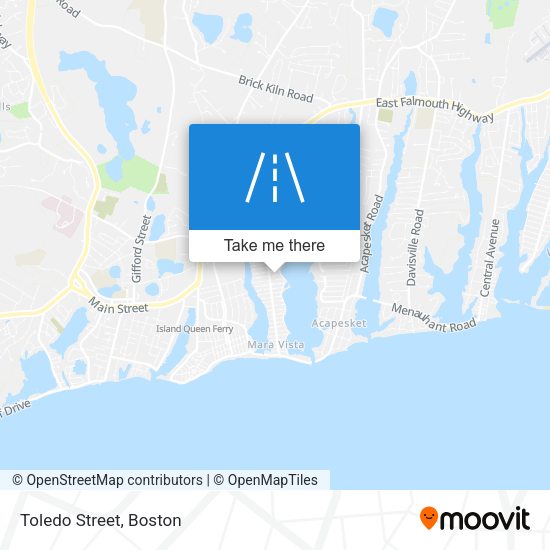 Mapa de Toledo Street