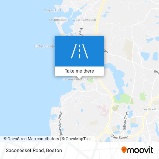 Mapa de Saconesset Road