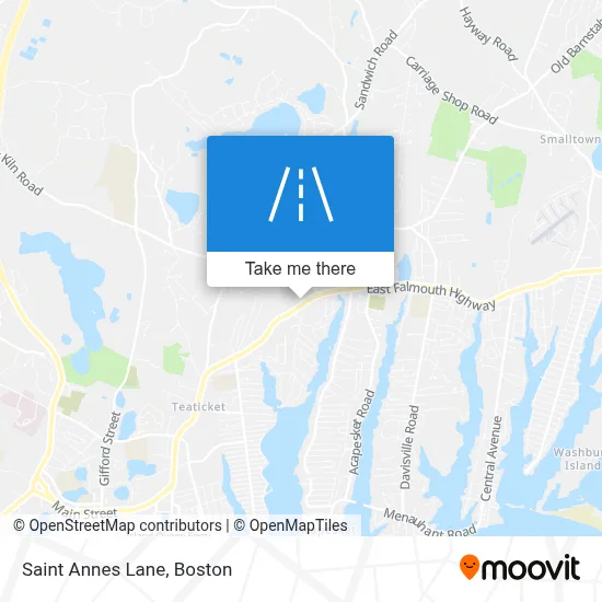 Saint Annes Lane map