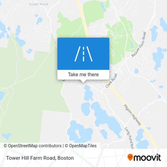 Tower Hill Farm Road map