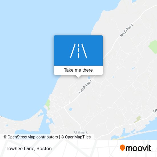 Towhee Lane map