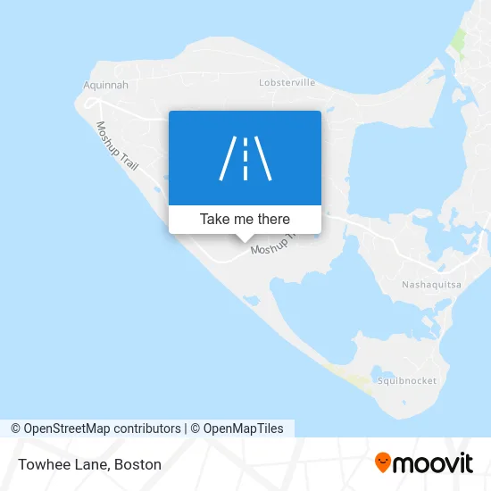 Towhee Lane map
