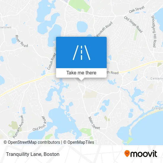 Tranquility Lane map