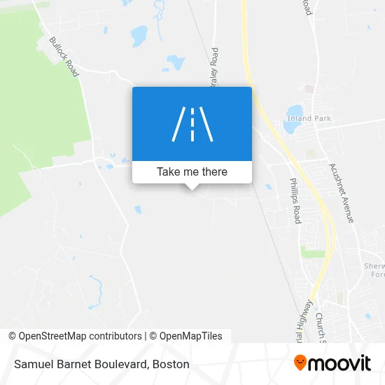 Samuel Barnet Boulevard map