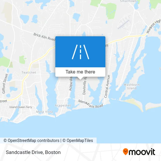 Sandcastle Drive map