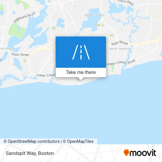 Sandspit Way map