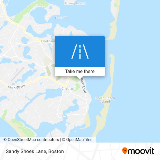 Sandy Shoes Lane map