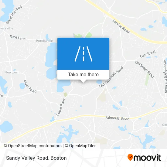Sandy Valley Road map