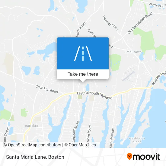 Santa Maria Lane map