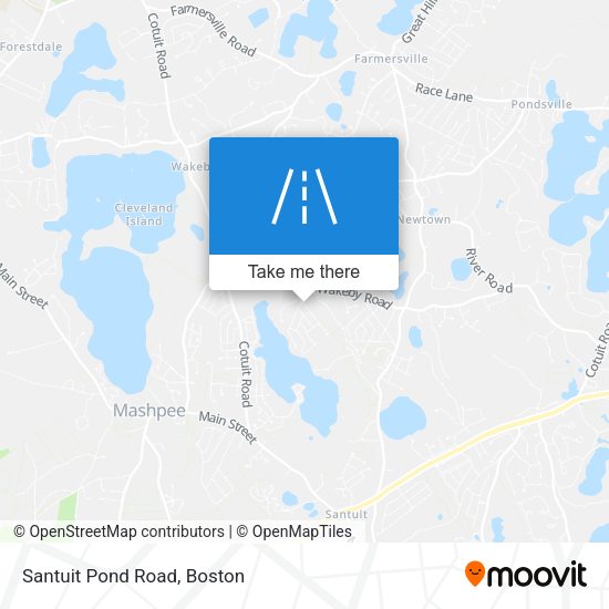 Mapa de Santuit Pond Road