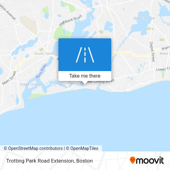Trotting Park Road Extension map