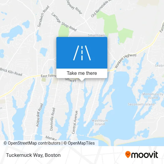 Tuckernuck Way map