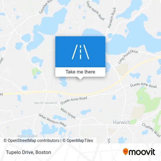 Tupelo Drive map