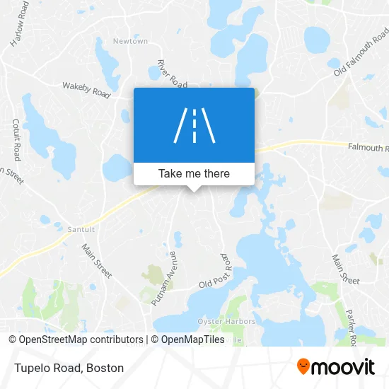 Tupelo Road map