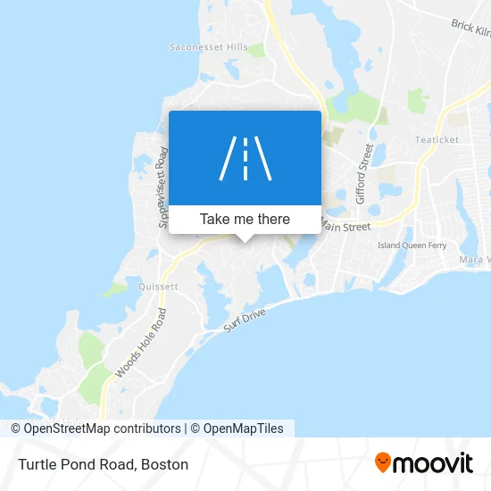 Turtle Pond Road map