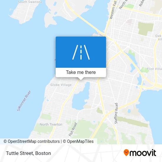 Tuttle Street map