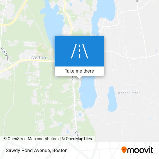 Mapa de Sawdy Pond Avenue