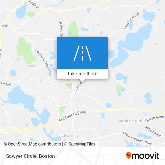 Mapa de Sawyer Circle