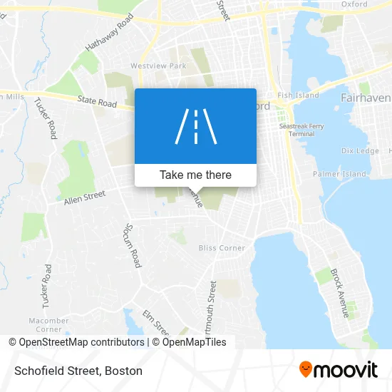 Schofield Street map