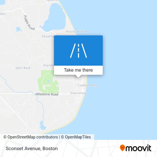 Mapa de Sconset Avenue
