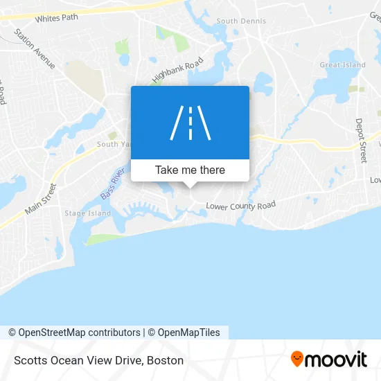 Scotts Ocean View Drive map
