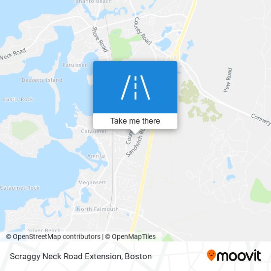 Scraggy Neck Road Extension map