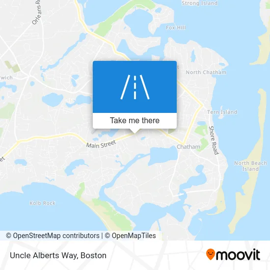 Uncle Alberts Way map