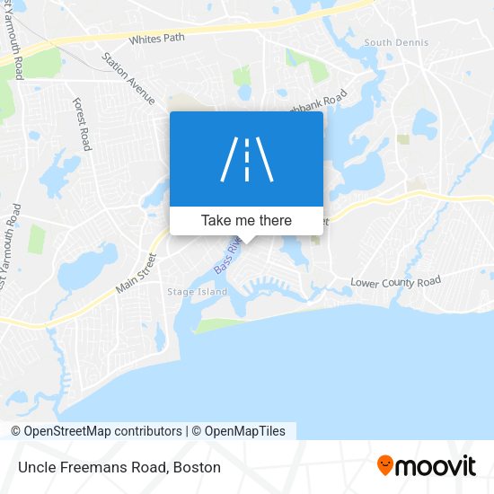 Mapa de Uncle Freemans Road