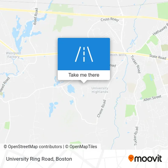 University Ring Road map