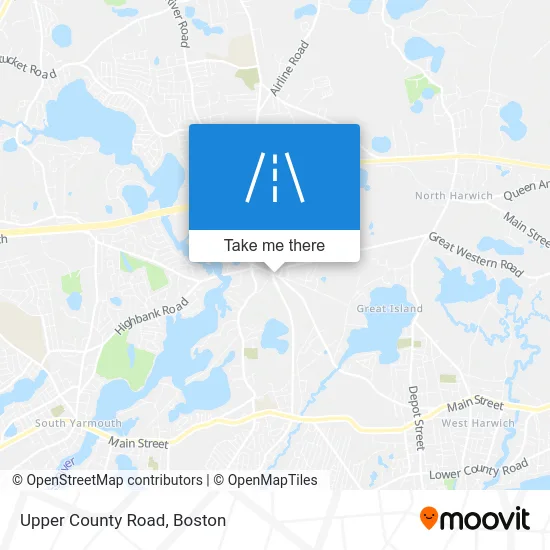 Upper County Road map