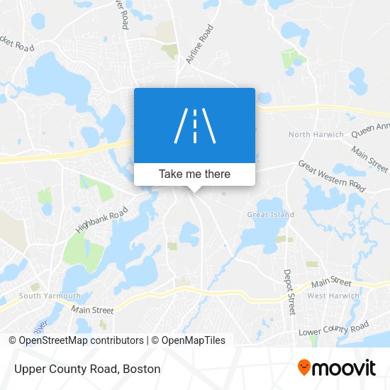Mapa de Upper County Road