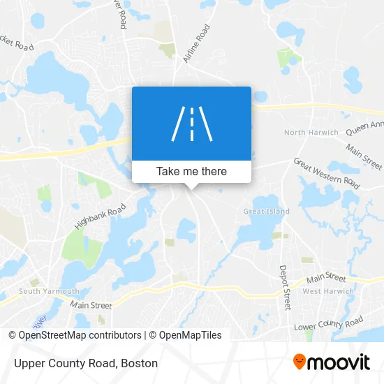 Upper County Road map