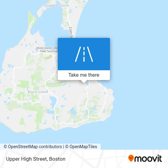 Upper High Street map