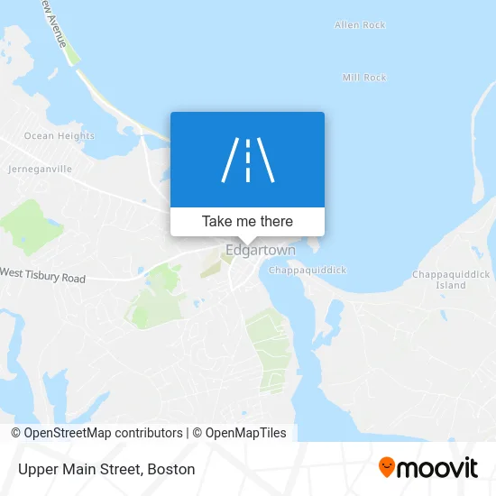 Upper Main Street map