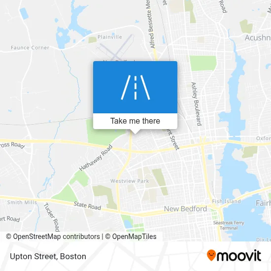 Upton Street map