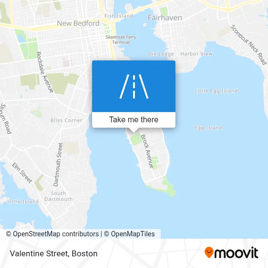 Valentine Street map