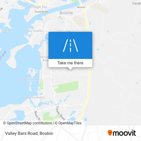 Valley Bars Road map