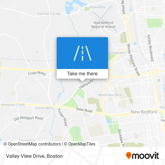 Valley View Drive map