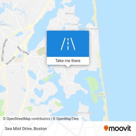 Sea Mist Drive map