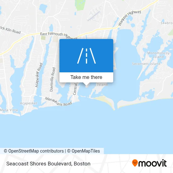 Seacoast Shores Boulevard map