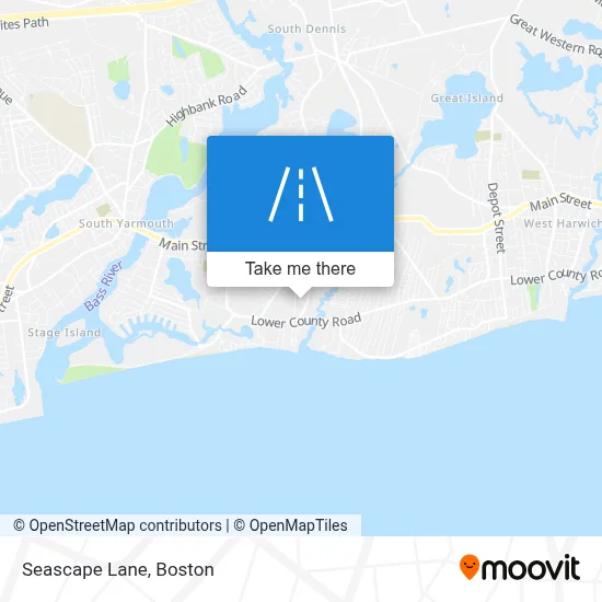 Seascape Lane map