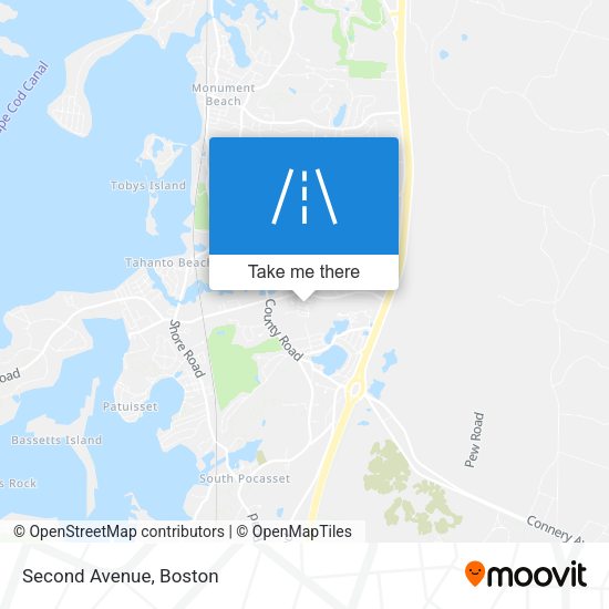 Mapa de Second Avenue