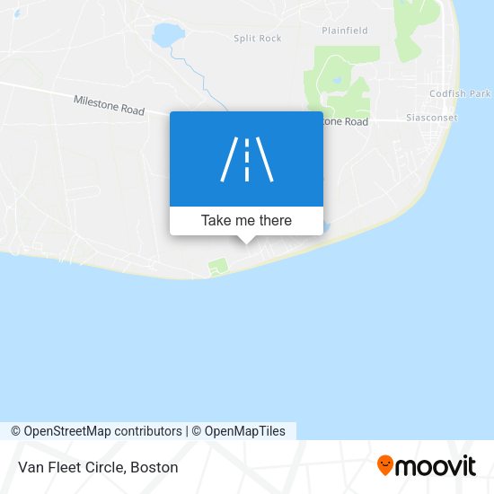Mapa de Van Fleet Circle
