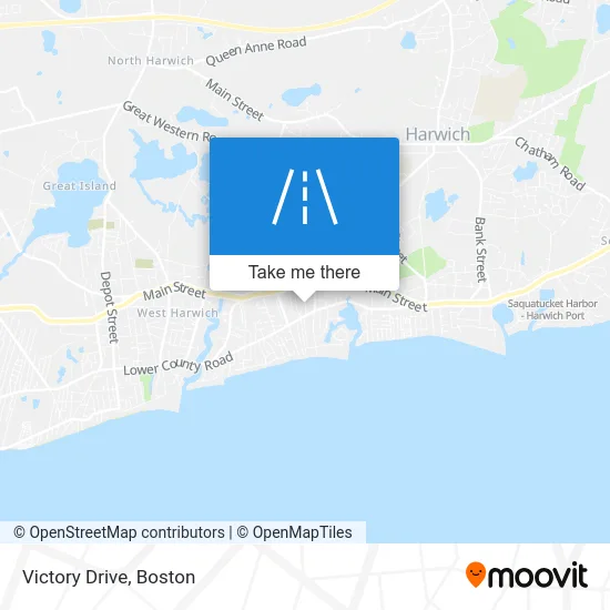 Victory Drive map