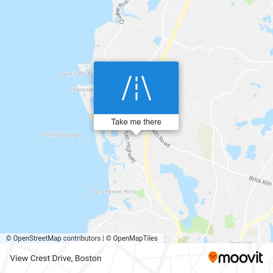 View Crest Drive map